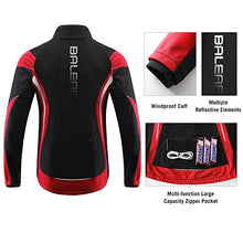 Load image into Gallery viewer, BALEAF Men's Winter Cycling Jackets Cold Weather Bike Pants Thermal Windproof Motorcycle Clothing Set Mountain Biking Red L