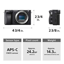 Load image into Gallery viewer, Sony Alpha a6400 Mirrorless Camera: Compact APS-C Interchangeable Lens Digital Camera with Real-Time Eye Auto Focus, 4K Video, Flip Screen & 16-50mm Lens - E Mount Compatible Cameras - ILCE-6400L/B