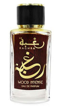 Load image into Gallery viewer, Raghba for Women EDP (Eau De Parfum) I middle eastern baked sweets in a spice market scent I Warm, cozy, and smoky Vanilla add a sweet, elegance I Long - lasting and Great Silliage I by Lattafa Perfumes (Raghba Woody Intense - 100 ML)