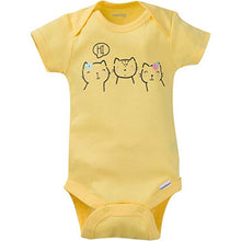 Load image into Gallery viewer, Onesies Brand Girls' Standard 8-Pack Short Sleeve Printed Bodysuits, Cuddly Cats & Flowers, 6-9 Months