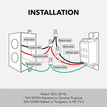 Load image into Gallery viewer, BN-LINK Countdown Digital in-Wall Timer Switch with Push Button 5-10-20-30-45-60mins, for Bathroom Fan ,in-Wall Light Timer, Neutral Required, Free Plate, White