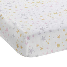 Load image into Gallery viewer, Bedtime Originals Rainbow Unicorn 3Piece Crib Bedding Set, Purple