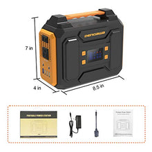 Load image into Gallery viewer, DenGaWa Portable Power Station 250Wh, Laptop Charger Lithium Battery Power Supply with 110V/250W Pure Sine Wave AC Output, DC USB Ports for Outdoors Camping Home Emergency