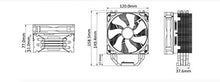 Load image into Gallery viewer, Cooler Master Hyper 212 Evo CPU Cooler (RR-212E-20PK-R2), 120mm PWM Fan, Aluminum Fins, 4 Copper Direct Contact Heat Pipes for AMD Ryzen/Intel