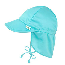 Load image into Gallery viewer, i play. by green sprouts Baby & Toddler Breathable Flap Hat | All-day, UPF 50+ sun protection—wet or dry