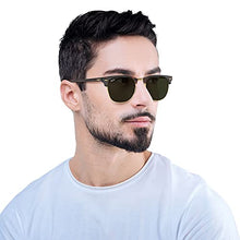 Load image into Gallery viewer, Ray-Ban Men Square Sunglasses Green Frame Green Lens Medium
