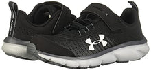 Load image into Gallery viewer, Under Armour Unisex Little Kid Pre School Assert 8 Alternate Closure , Black (001)/Mod Gray , 2