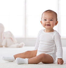 Load image into Gallery viewer, Gerber Unisex-Baby Newborn 2 Pack Long Sleeve Side Snap Mitten Cuffs Shirt, White, 0-3 Months