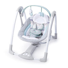 Load image into Gallery viewer, Ingenuity Compact Portable Baby Swing with Soothing Music and 2 Plush Toys - Abernathy