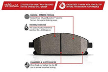 Load image into Gallery viewer, Power Stop K6541 Front and Rear Z23 Carbon Fiber Brake Pads with Drilled & Slotted Brake Rotors Kit