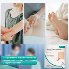 Load image into Gallery viewer, Dimora Silicone Foam Dressing with Border Adhesive 6"x6" Waterproof Wound Dressing Bandage for Wound Care 5 Pack…