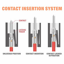 Load image into Gallery viewer, IWISS IWD-1620 Deutsch Size 16 Crimper, Solid Barrel Contact & Circular Connector Contacts Crimping Tool, 8 Indents Wire Crimper, AWG16 to AWG20