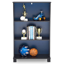 Load image into Gallery viewer, Delta Children Deluxe 3-Shelf Bookcase - Ideal for Books, Decor, Homeschooling & More, DC Comics Batman