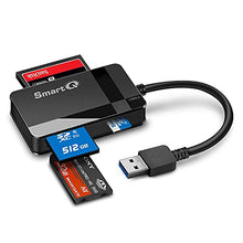 Load image into Gallery viewer, SmartQ C368 USB 3.0 SD Card Reader, Plug N Play, Apple and Windows Compatible, Powered by USB, Supports CF/SD/SDHC/SCXC/MMC/MMC Micro, etc.