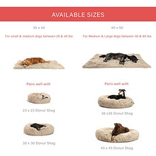 Load image into Gallery viewer, Best Friends by Sheri Calming Shag Fur Taupe Pet Throw Blanket 30x40