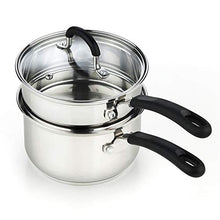 Load image into Gallery viewer, Cook N Home 2 Quarts Double Boiler, Silver