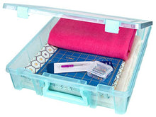 Load image into Gallery viewer, ArtBin 6955RK Super Satchel 1-Compartment Box, Art & Craft Organizer, 1-Pack, Translucent Blush