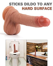 Load image into Gallery viewer, Realistic Dildo for Beginners Lifelike Huge Silicone Dildo, with Strong Suction Cup for Hands-Free Play, Realistic Penis for G-Spot Stimulation Dildos Anal Sex Toys for Women and Couple 7.7 "