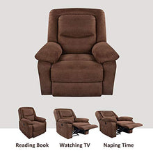 Load image into Gallery viewer, RELAXIXI Power Recliner Chair with Massage, Heat and USB Charge Port - Electric Recliner for Elderly - Soft Fabric Sofa for Home, Living Room