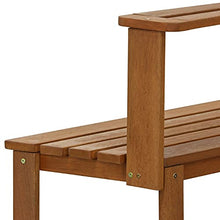 Load image into Gallery viewer, Furinno FG17478 Tioman Outdoor Patio Furniture Hardwood Potting Bench, Natural