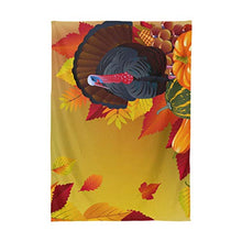 Load image into Gallery viewer, ALAZA Autumn Maple Thanksgiving Turkey Thanksgiving Tablecloth,Washable Tablecloth,60 x 120 Inch Oblong/Rectangle Tablecloth for Family Dinner,Indoor or Outdoor Parties Etc