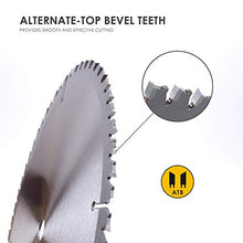 Load image into Gallery viewer, Luckyway 2-Pack 10 Inch Miter / Table Saw Blades 32T&60T with 5/8 Inch Arbor TCT Circular Saw Blade for Cutting Wood
