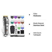 Load image into Gallery viewer, Hatteker Hair Cutting Kit Pro Hair Clippers for Men Professional Barber Clippers IPX7 Waterproof Cordless Beard Trimmer Hair Trimmer