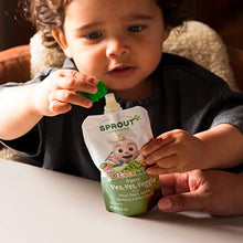 Load image into Gallery viewer, CoComelon Sprout Organic Baby Food, Toddler Pouches, Yes, Yes, Veggie, Fruits, Grains, 3.5 Oz Purees (Pack of 12)