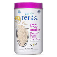 Load image into Gallery viewer, teraswhey Simply Pure Whey Protein, Bourbon Vanilla, 12 oz