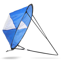 Load image into Gallery viewer, VGEBY 42Inch Wind Sail, Foldable Popup Board Paddle Downwind Sail Kit for Kayaks, Canoes, Inflatable Boats, Paddle Board