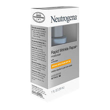 Load image into Gallery viewer, Neutrogena Rapid Wrinkle Repair Daily Retinol Anti-Wrinkle Moisturizer, Anti-Wrinkle Face & Neck Retinol Cream with Hyaluronic Acid, Retinol & Glycerin with SPF 30 Sunscreen, 1 fl. oz