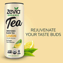 Load image into Gallery viewer, Zevia Organic Sugar Free Iced Tea, Tea Time Variety Pack, 12 Ounce Cans (Pack of 12)
