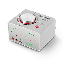 Load image into Gallery viewer, Bluetooth 5.0 Power Amplifier 2 Channel Stereo Mini Hi-Fi Integrated Amp 2.0 Wireless Audio Receiver for Home Speakers Headphone 50W x 2 with USB (Nobsound Tone, Silver)