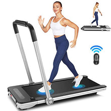 Load image into Gallery viewer, Under Desk Treadmill for Home, 2.25HP Electric Folding Treadmill with Bluetooth Speaker Remote Control & 12 Preset Modes, Walking Jogging Running Exercise Machine for Home Gym,Installation-Free