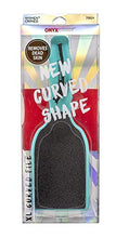 Load image into Gallery viewer, Extra Large Curved Foot File with Handled Grip - Extra Grit Exfoliates & Removes Dead Skin Includes Nail File