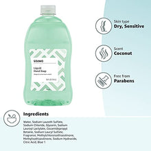 Load image into Gallery viewer, Amazon Brand - Solimo Liquid Hand Soap Refill, Mango and Coconut Water Scent, Triclosan-Free, 56 Fluid Ounces, Pack of 1