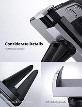 Load image into Gallery viewer, Car Cell Phone Mount, Lamicall Air Vent Clip Holder, Universal Stand Hands Free Cradle Compatible with Phone 12 Mini 11 Pro Xs Xs Max Xr X 8 7 6 6s Plus SE and Other 4.7-6.5'' Smartphones - Silver