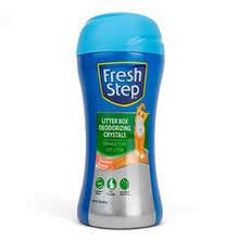 Load image into Gallery viewer, Fresh Step Cat Litter Crystals in Summer Breeze | Cat Litter Box Deodorizer, 15 Ounces - 3 Pack, Deodorizing, Odor Eliminating Crystals