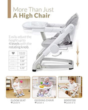 Load image into Gallery viewer, Unilove Feed Me 3 in 1 Dining Booster Seat. Shadow Gray