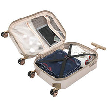 Load image into Gallery viewer, kensie Women's 3D Gemstone TSA Lock Hardside Spinner Luggage, Rose Gold, 2 Piece Set (28"/20")