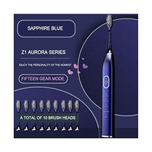 Load image into Gallery viewer, JINSUO Xiaobingbingjiaju Ultrasonic Sonic Electric Toothbrush 10 Mode USB Rechargeable Electronic Tooth Brush Waterproof Teeth Whitening Dental Brush (Color : Multi)