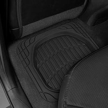 Load image into Gallery viewer, CAT ToughRide Heavy-Duty 4 Piece Rubber Floor Mats for Car Truck Van SUV, Black – Odorless Trim to Fit Car Floor Mats, All Weather Deep Dish Automotive Floor Mats, Total Dirt Protection