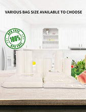 Load image into Gallery viewer, Vacuum Sealer Bags Heavy Duty, 11x 16 Gallon Vacuum Sealer Bags x 100 bags, Food Vacuum Sealer Bags, Meat Vacuum Sealer Bags, Fit nutrichef, foodsaver, jzbrain oliso weston Vacuum Sealer Bags, BPA Free Sous Vide, Best Deal!