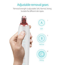 Load image into Gallery viewer, Blackhead Remover Vacuum - Xpreen Face Vacuum Pore Cleanser, Pore Vacuum Rechargeable Black Head Suctioner Removel Tool, Blackhead Vacume with 4 Adjustable Suction Porbes, Pore Vaccume for Face Care