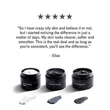 Load image into Gallery viewer, The Classic Maintenance Collection for Men (Oily Skin): Cleanse, Hydrate, and Renew Skin - Includes Moisturizing Balm, Exfoliating Rub, and Charcoal Cleanser - Achieve Your Best Look with Lumin