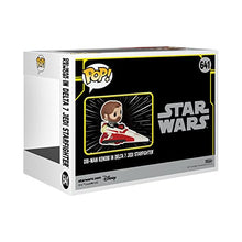 Load image into Gallery viewer, Funko Pop! Ride Super Deluxe: Star Wars Hyperspace Heroes - OBI-Wan Kenobi in Delta 7 Jedi Starfighter, Amazon Exclusive