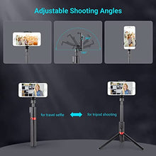 Load image into Gallery viewer, simorr Portable Selfie Stick Tripod with Bluetooth 3375+SmallRig Cold Shoe Mount Adapter (2pcs Pack) with 1/4"-20 Thread for Camera Cage Flash LED Moniter - 2060
