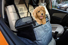 Load image into Gallery viewer, ALL FOR PAWS Car Seat Travel Bag Dog Car Seat Upgrade Deluxe Portable Pet Dog Booster Car Seat for Cars,Trucks and SUVs - Adjustable Safety Seat Belt Perfect for Small and Medium Pets (Grey)