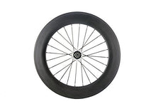 Load image into Gallery viewer, Queen Bike 88mm Carbon Wheels 700c Wheelset Matte Finish Bike Carbon Wheels Clincher