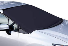 Load image into Gallery viewer, OxGord Windshield Snow Cover - Original Design Best for Ice Removal - All Weather Winter & Summer Auto Sun-Shade - Universal Fit for Truck SUV Van Car Accessories - Front Window
